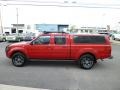 Aztec Red - Frontier XE V6 Crew Cab 4x4 Photo No. 8