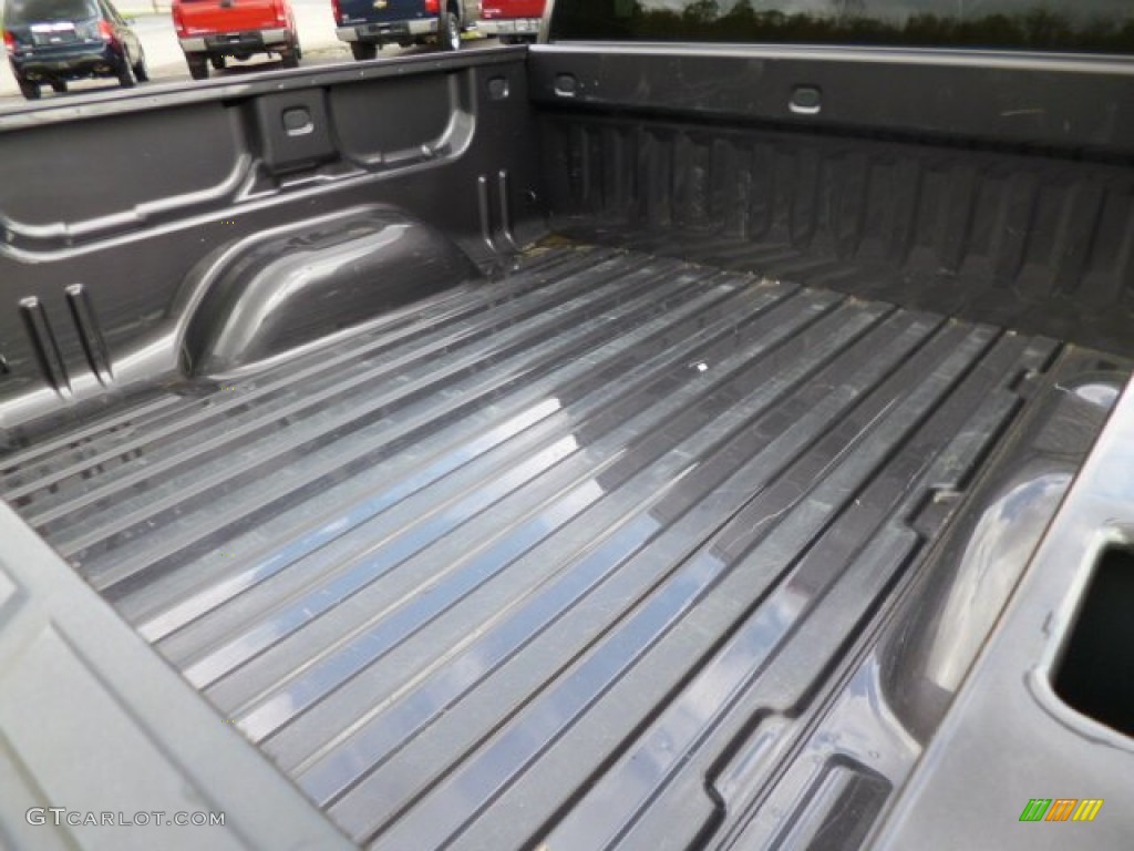 2010 Sierra 1500 SLE Crew Cab 4x4 - Storm Gray Metallic / Ebony photo #13