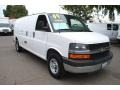 2009 Summit White Chevrolet Express 3500 Extended Cargo Van  photo #1