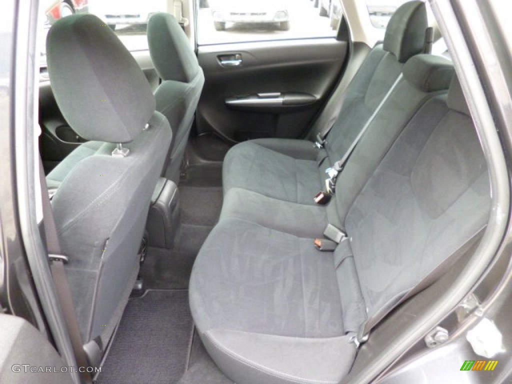 2011 Impreza 2.5i Premium Wagon - Dark Gray Metallic / Carbon Black photo #14