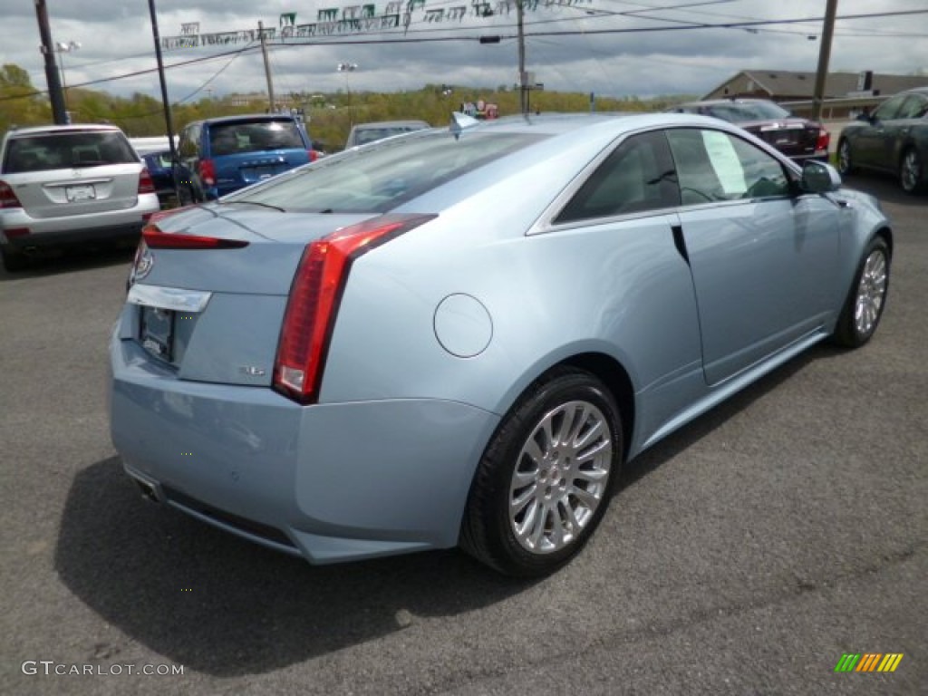 2013 CTS 4 AWD Coupe - Glacier Blue Metallic / Light Titanium/Ebony photo #7