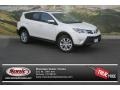 2013 Blizzard White Pearl Toyota RAV4 Limited AWD  photo #1