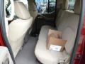 2013 Nissan Frontier Beige Interior Rear Seat Photo