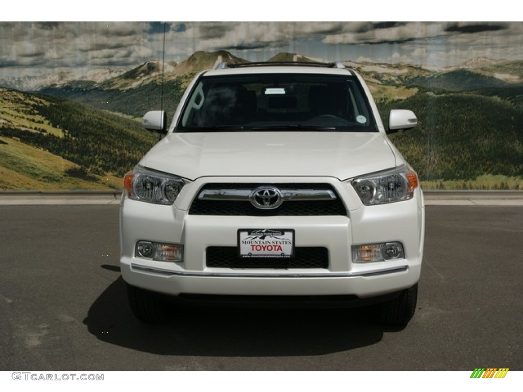 2013 4Runner SR5 4x4 - Blizzard White Pearl / Black Leather photo #3