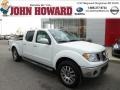 2013 Glacier White Nissan Frontier SL V6 Crew Cab 4x4  photo #1