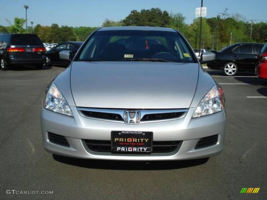 2006 Accord EX Sedan - Alabaster Silver Metallic / Black photo #7