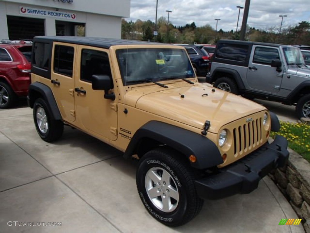 Dune 2013 Jeep Wrangler Unlimited Sport S 4x4 Exterior Photo #80474222