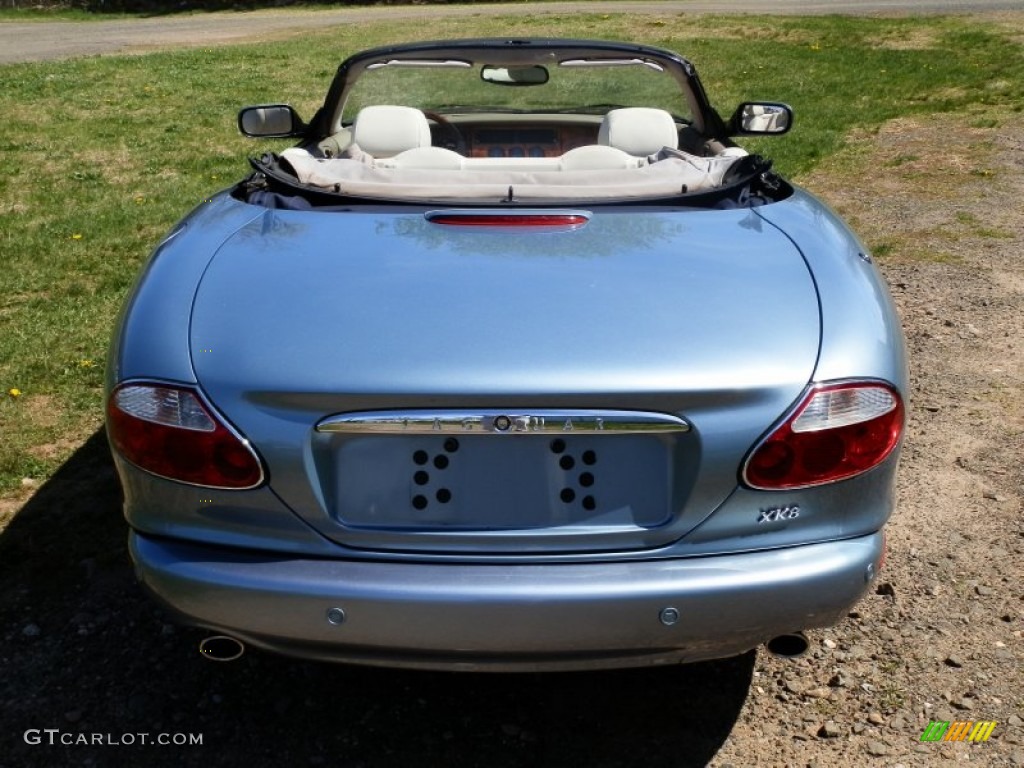 Sapphire Blue Metallic 2002 Jaguar XK XK8 Convertible Exterior Photo #80474343