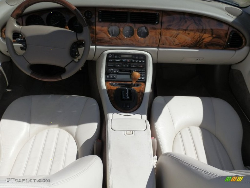 2002 Jaguar XK XK8 Convertible Ivory Dashboard Photo #80474374