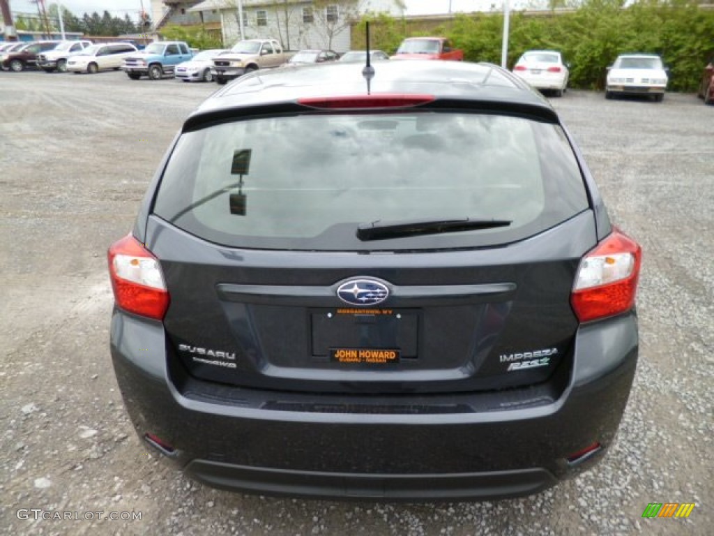 2013 Impreza 2.0i Limited 5 Door - Dark Gray Metallic / Black photo #6