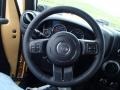 Black 2013 Jeep Wrangler Unlimited Sport S 4x4 Steering Wheel
