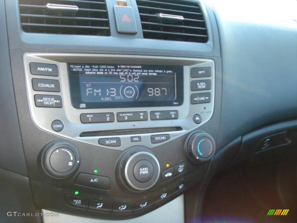 2006 Accord EX Sedan - Alabaster Silver Metallic / Black photo #12