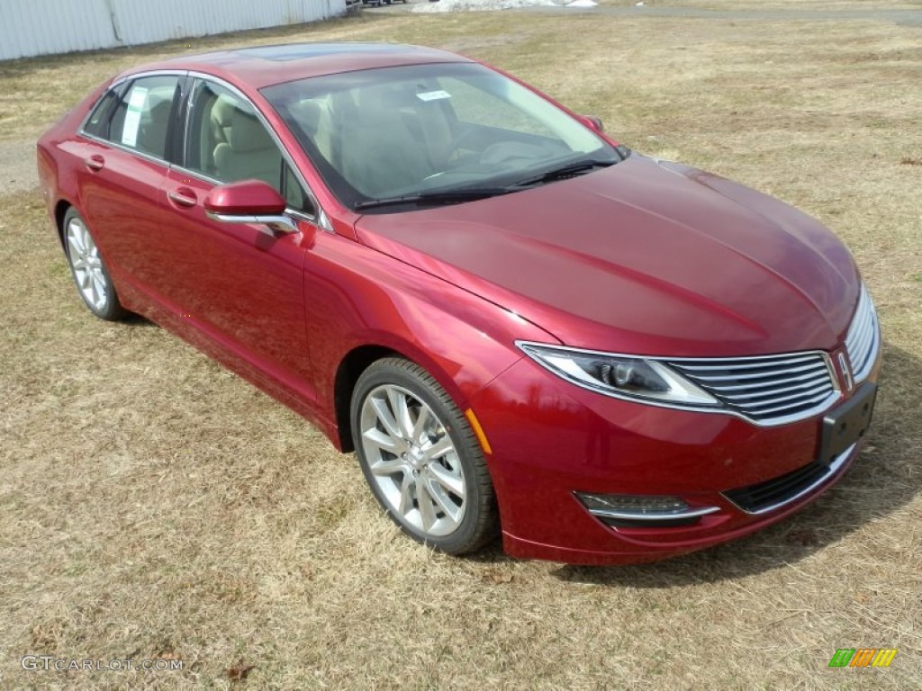 2013 MKZ 2.0L EcoBoost AWD - Ruby Red / Charcoal Black photo #2