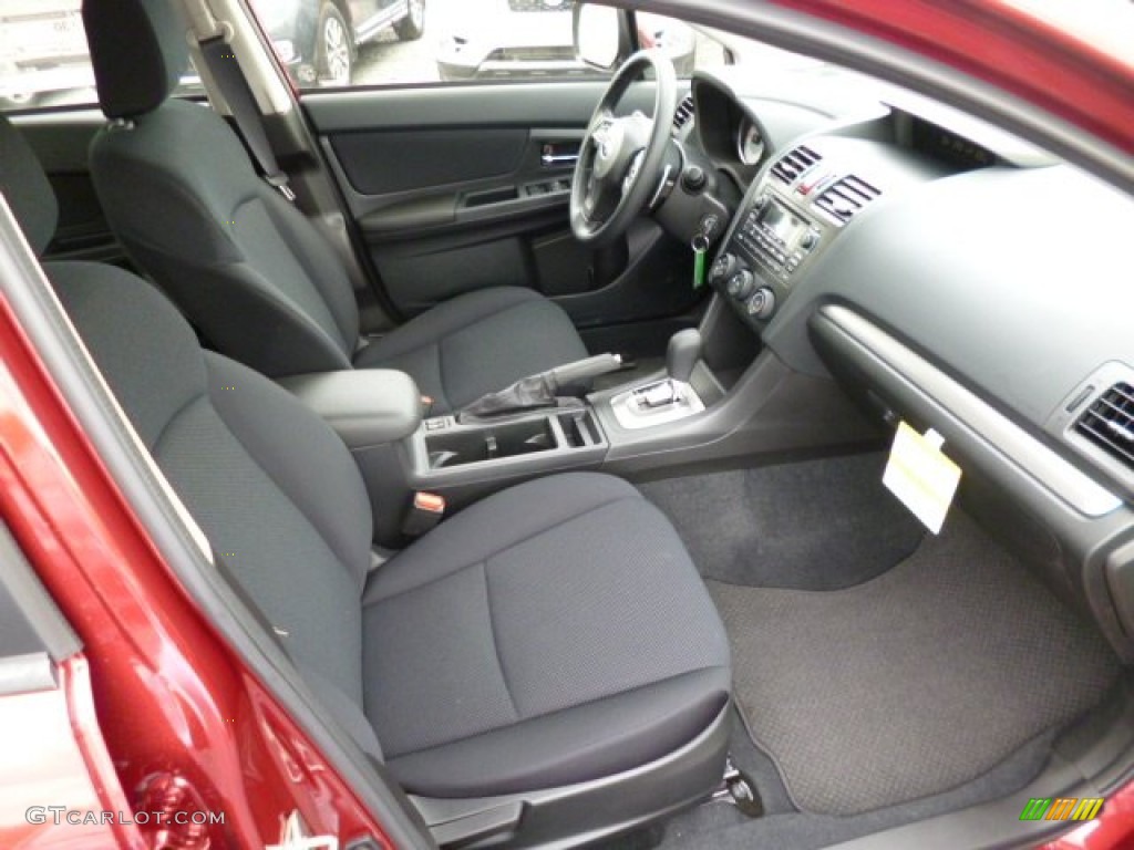 Black Interior 2013 Subaru Impreza 2.0i Premium 5 Door Photo #80474834