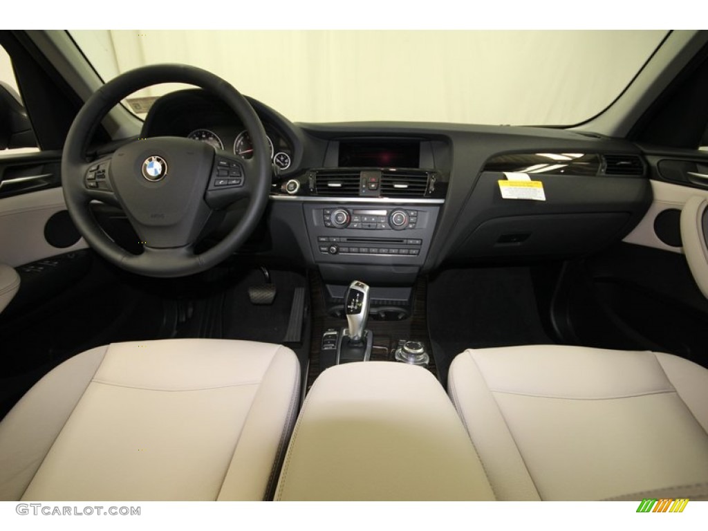 2014 BMW X3 xDrive28i Oyster Dashboard Photo #80474843