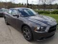 2013 Granite Crystal Dodge Charger SXT AWD  photo #4