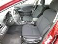 Black 2013 Subaru Impreza 2.0i Premium 5 Door Interior Color