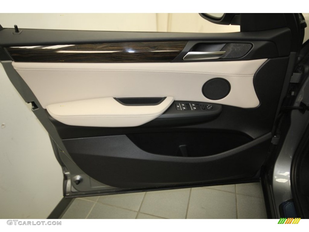 2014 BMW X3 xDrive28i Oyster Door Panel Photo #80474978