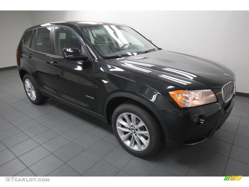 Black Sapphire Metallic 2014 BMW X3 xDrive28i Exterior Photo #80475399