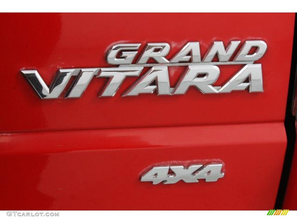 2006 Grand Vitara 4x4 - Racy Red / Black photo #17