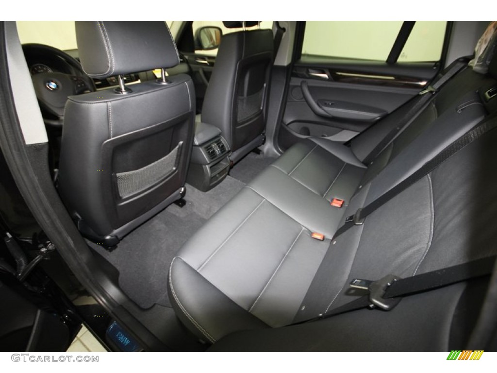 Black Interior 2014 BMW X3 xDrive28i Photo #80475740
