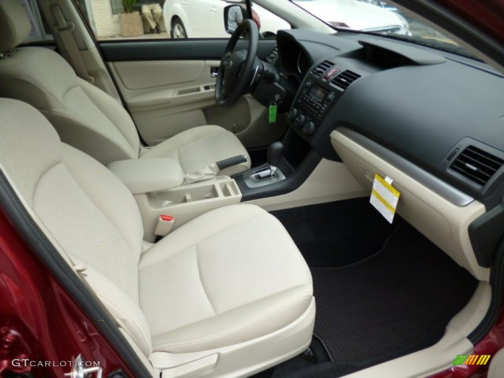 2013 XV Crosstrek 2.0 Premium - Venetian Red Pearl / Ivory photo #9