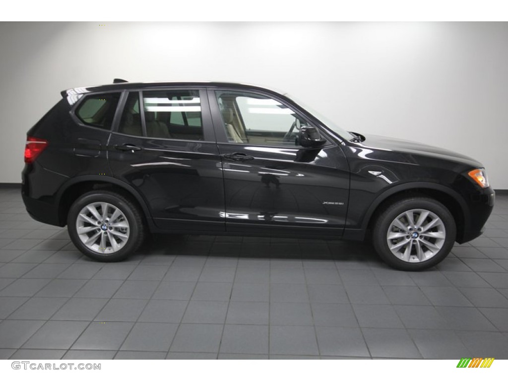 Black Sapphire Metallic 2014 BMW X3 xDrive28i Exterior Photo #80475879