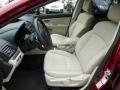 Ivory Front Seat Photo for 2013 Subaru XV Crosstrek #80475906