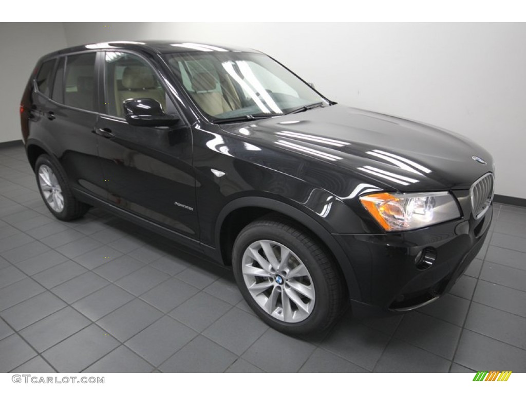 Black Sapphire Metallic 2014 BMW X3 xDrive28i Exterior Photo #80475941