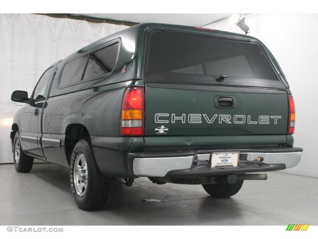2002 Silverado 1500 Work Truck Regular Cab - Forest Green Metallic / Graphite Gray photo #9