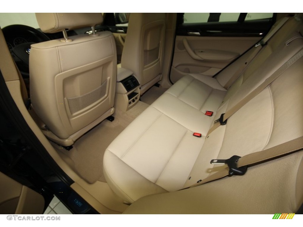 2014 BMW X3 xDrive28i Rear Seat Photo #80476688