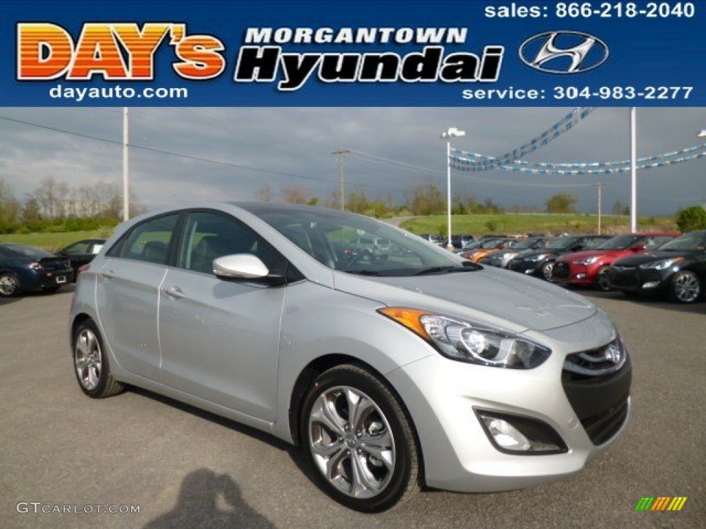 2013 Elantra GT - Silver / Black photo #1