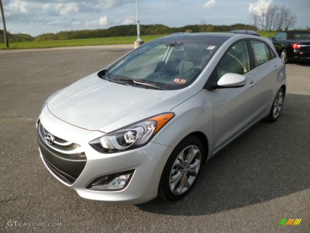 2013 Elantra GT - Silver / Black photo #3