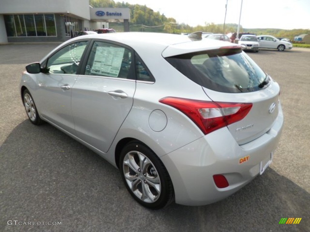 2013 Elantra GT - Silver / Black photo #4