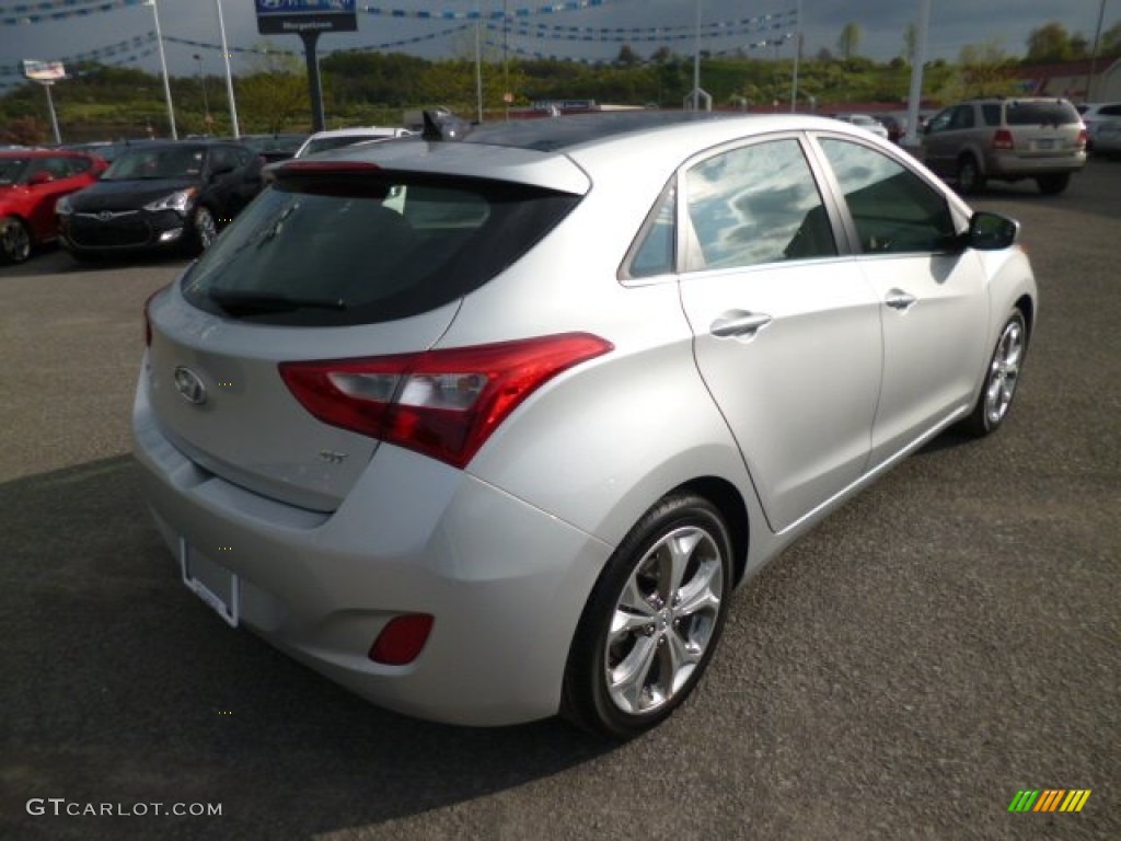 2013 Elantra GT - Silver / Black photo #6