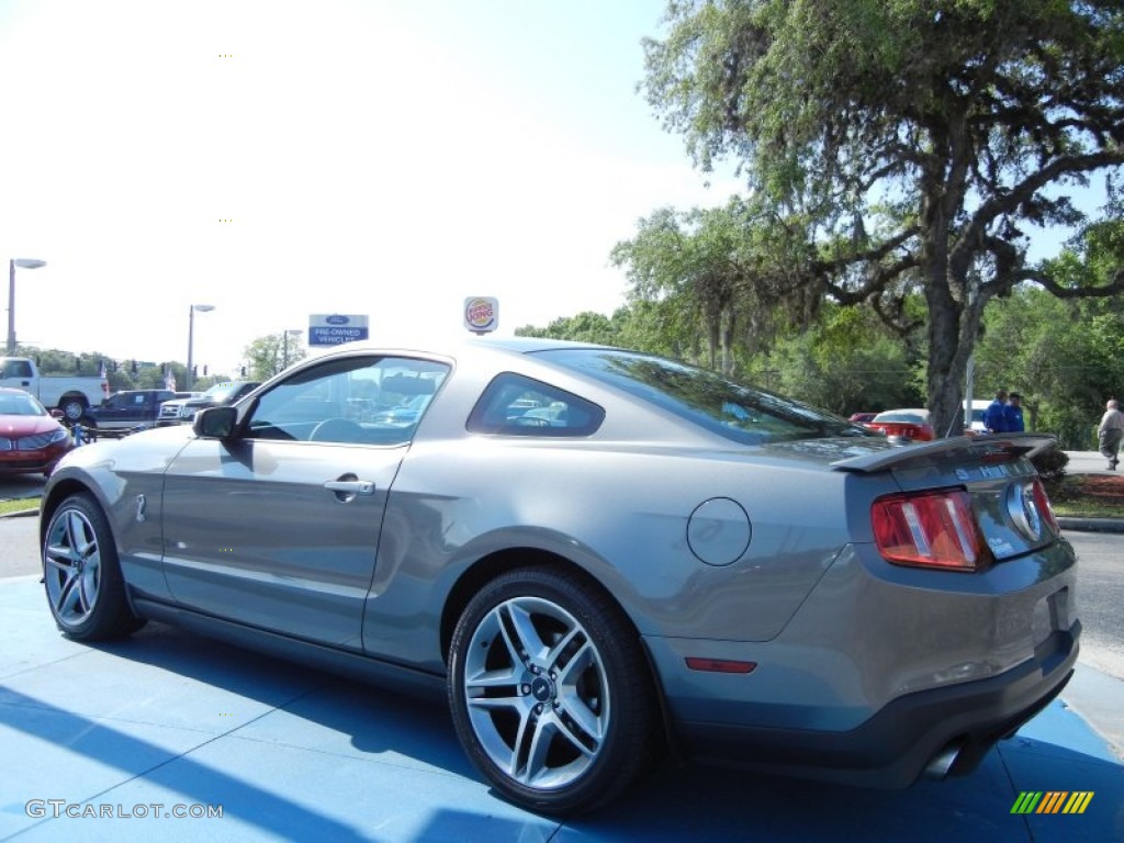 2010 Mustang Shelby GT500 Coupe - Sterling Grey Metallic / Charcoal Black photo #3