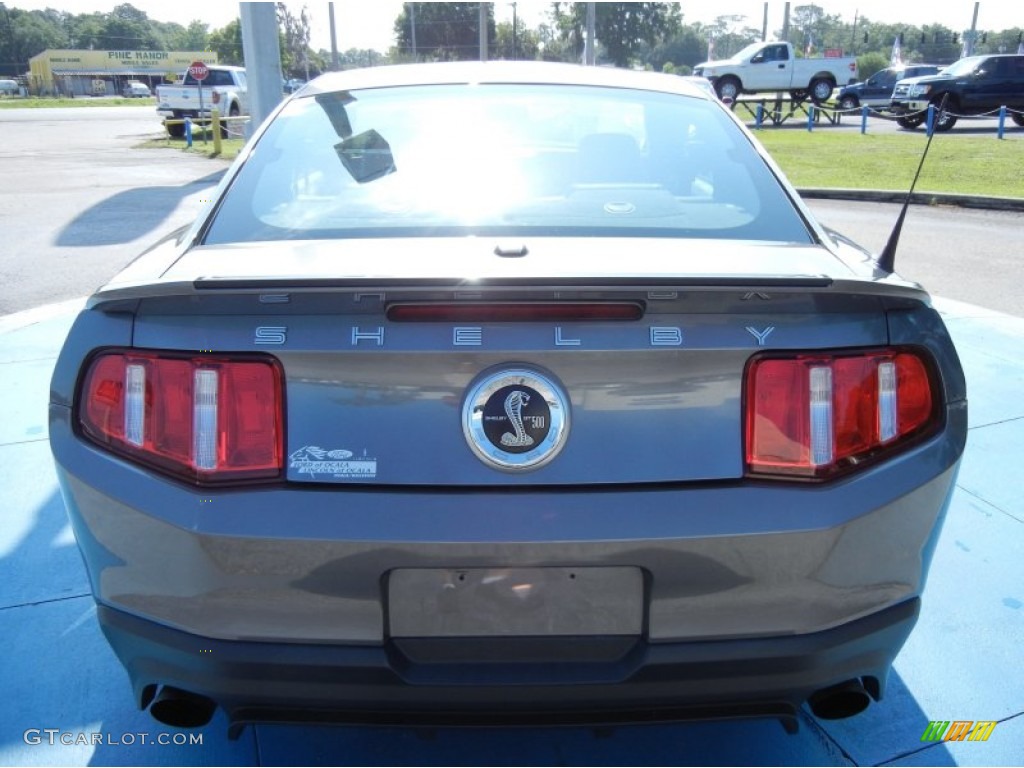 2010 Mustang Shelby GT500 Coupe - Sterling Grey Metallic / Charcoal Black photo #4