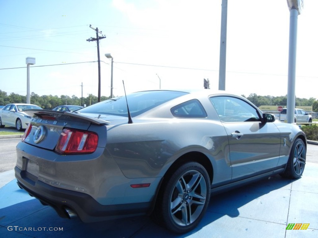 2010 Mustang Shelby GT500 Coupe - Sterling Grey Metallic / Charcoal Black photo #5