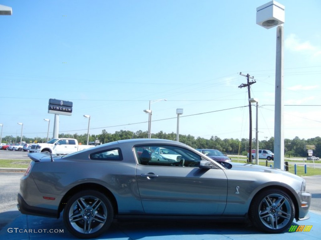 2010 Mustang Shelby GT500 Coupe - Sterling Grey Metallic / Charcoal Black photo #6