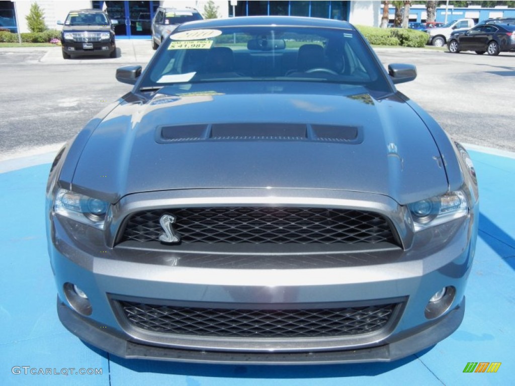 Sterling Grey Metallic 2010 Ford Mustang Shelby GT500 Coupe Exterior Photo #80476979