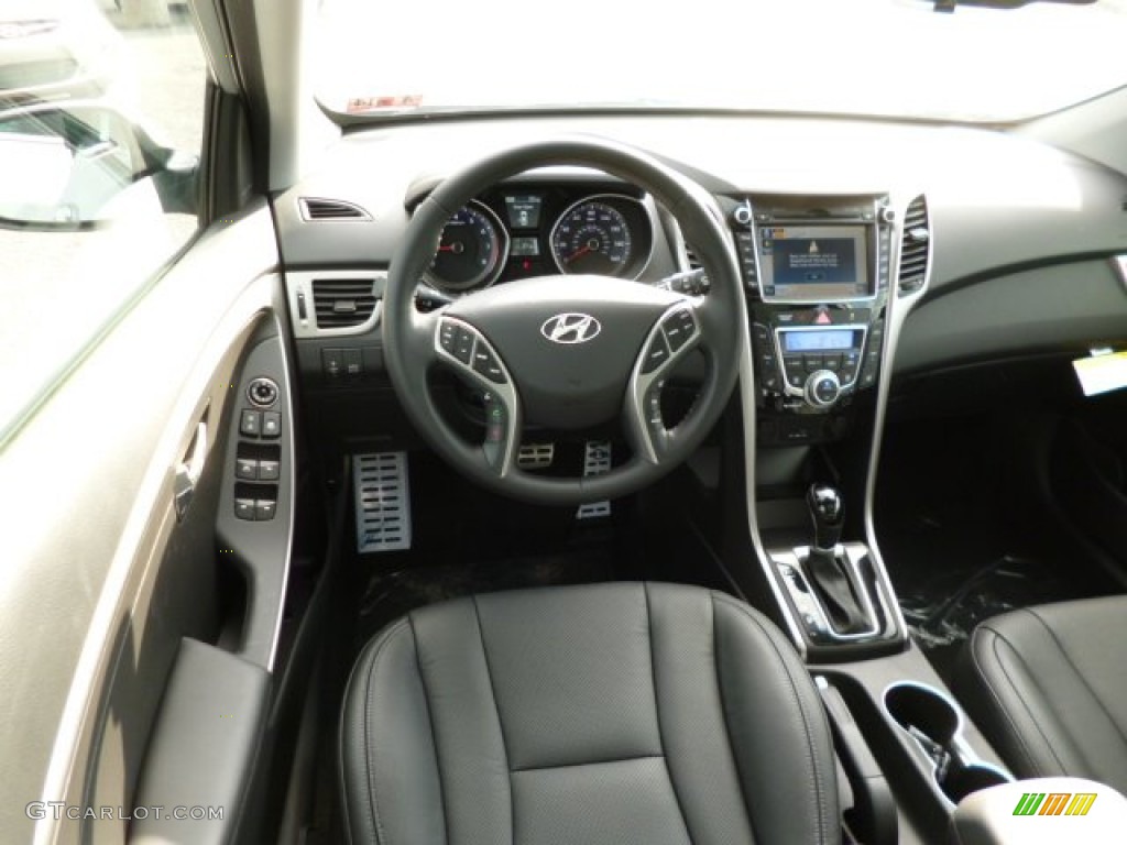 2013 Elantra GT - Silver / Black photo #13