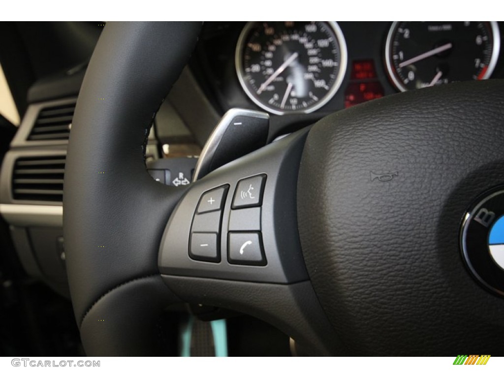 2014 X6 xDrive35i - Carbon Black Metallic / Black photo #26