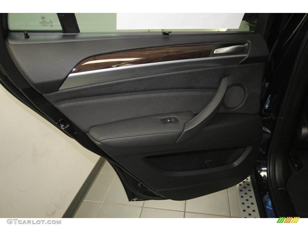 2014 BMW X6 xDrive35i Black Door Panel Photo #80477019
