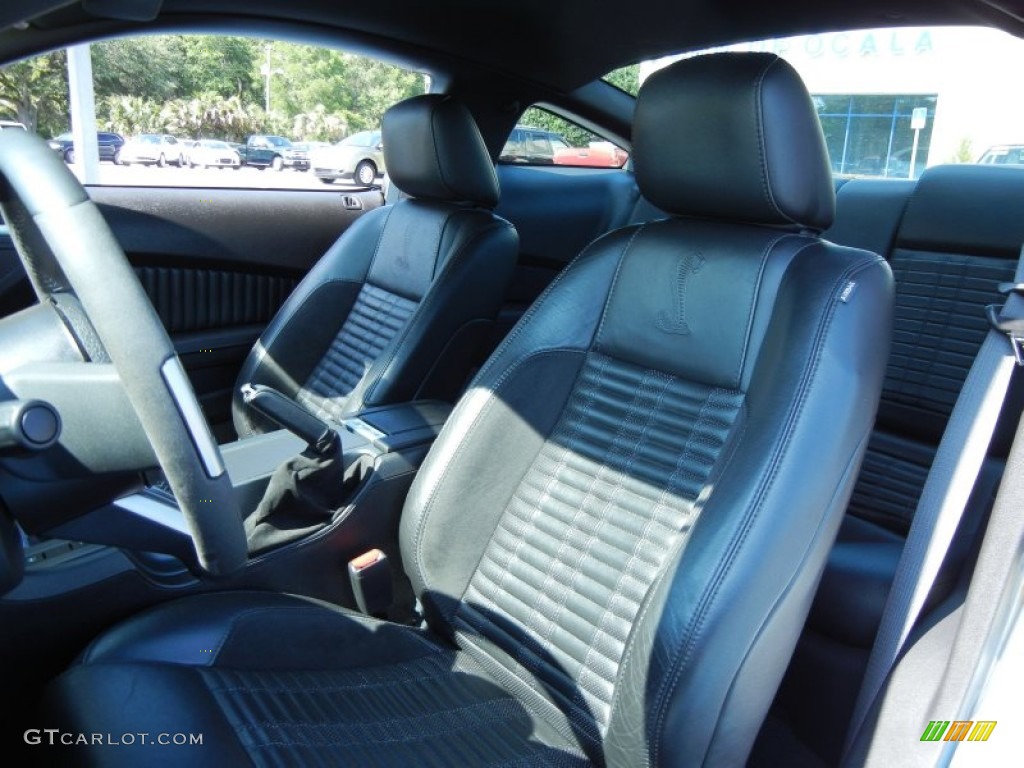 2010 Mustang Shelby GT500 Coupe - Sterling Grey Metallic / Charcoal Black photo #13