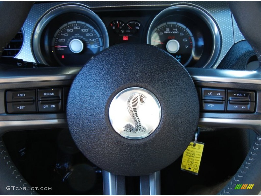 2010 Mustang Shelby GT500 Coupe - Sterling Grey Metallic / Charcoal Black photo #24