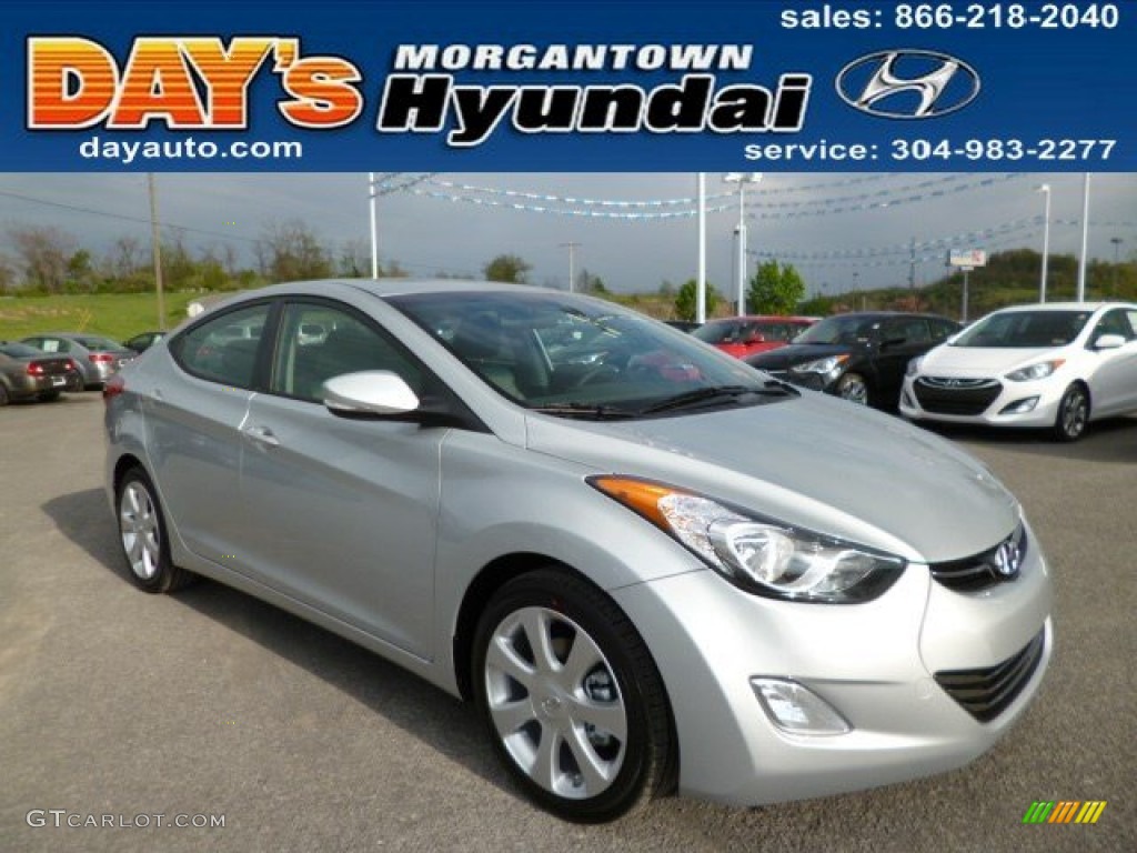 Silver Hyundai Elantra