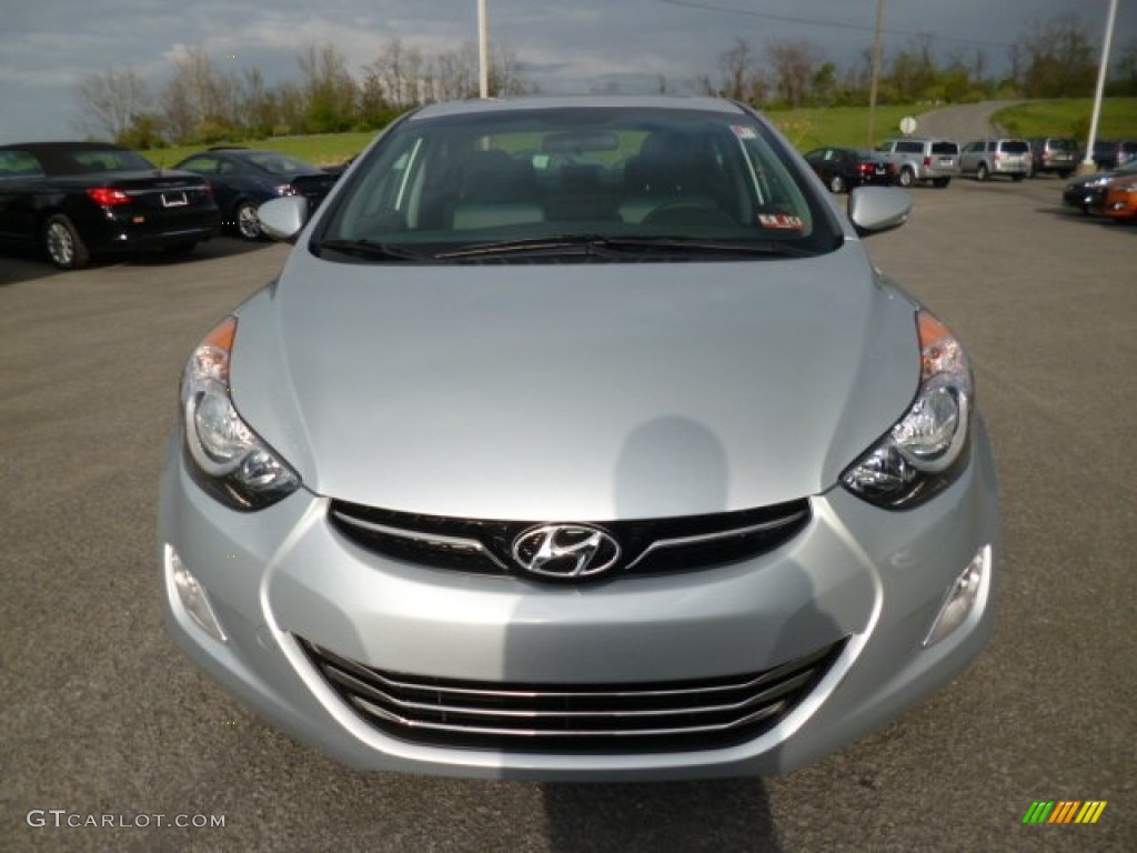 2013 Elantra Limited - Silver / Gray photo #2