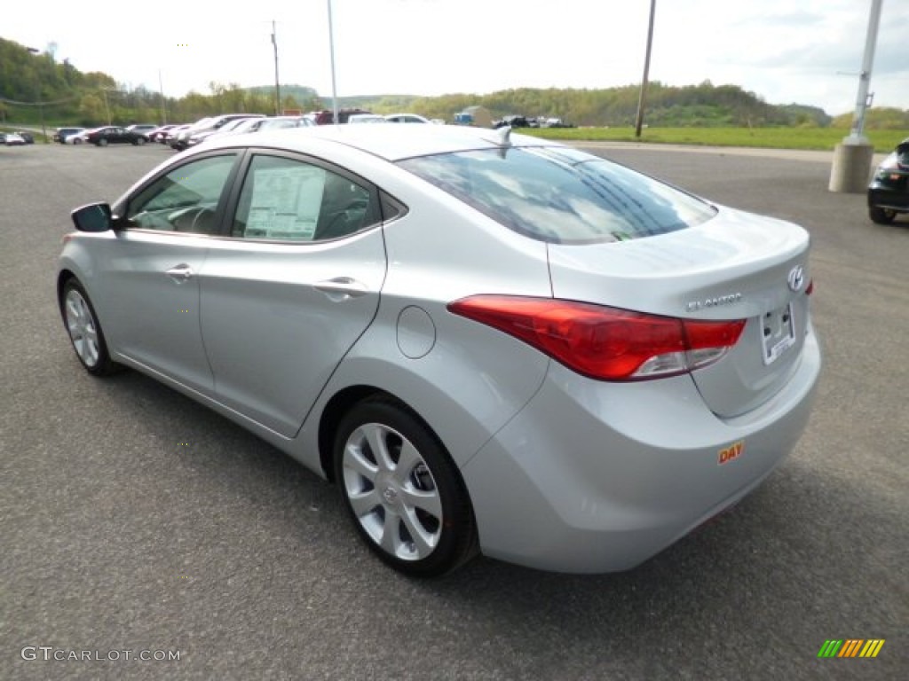 2013 Elantra Limited - Silver / Gray photo #5