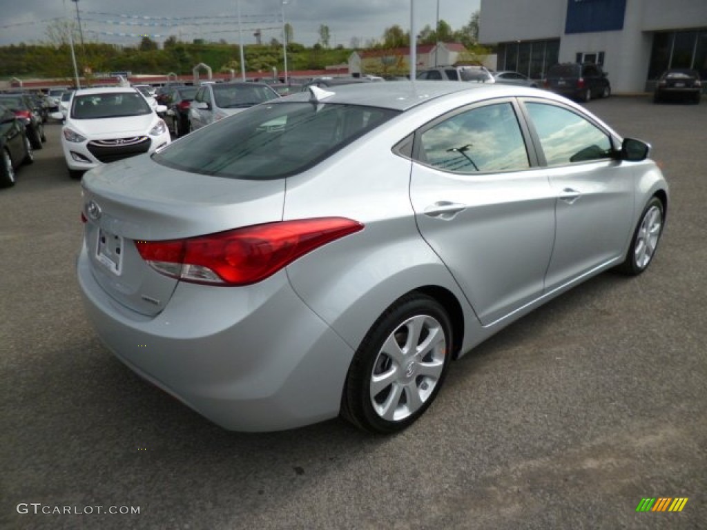 2013 Elantra Limited - Silver / Gray photo #7