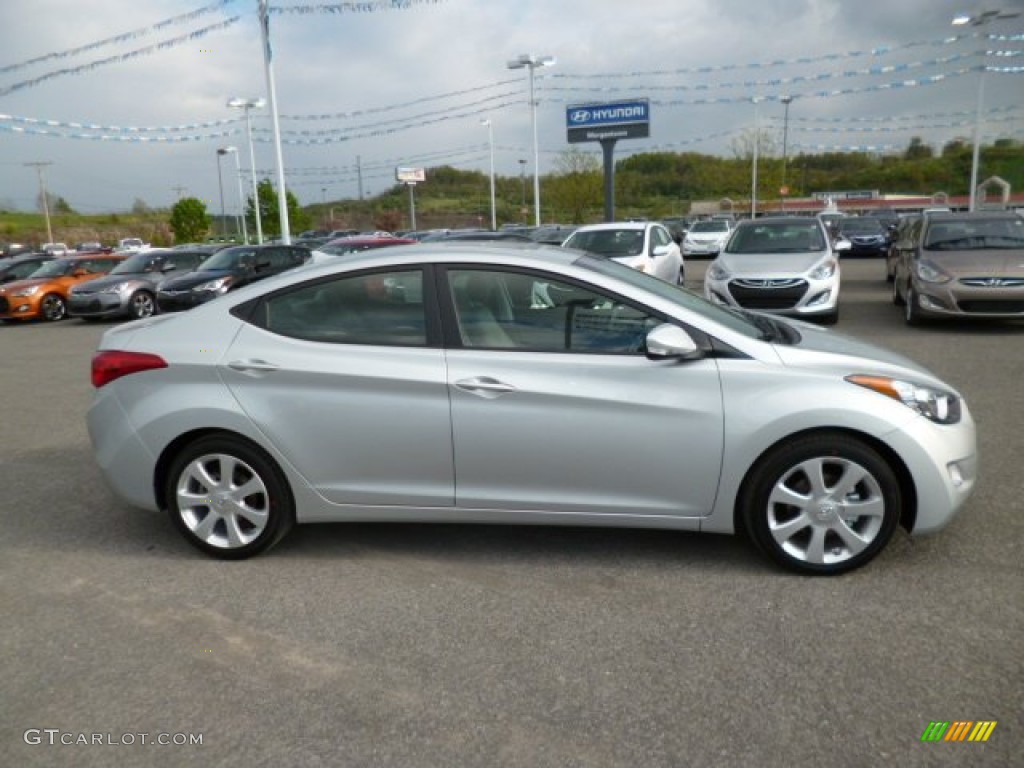 2013 Elantra Limited - Silver / Gray photo #8